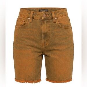 Nudie Jeans Orange Jean Shorts